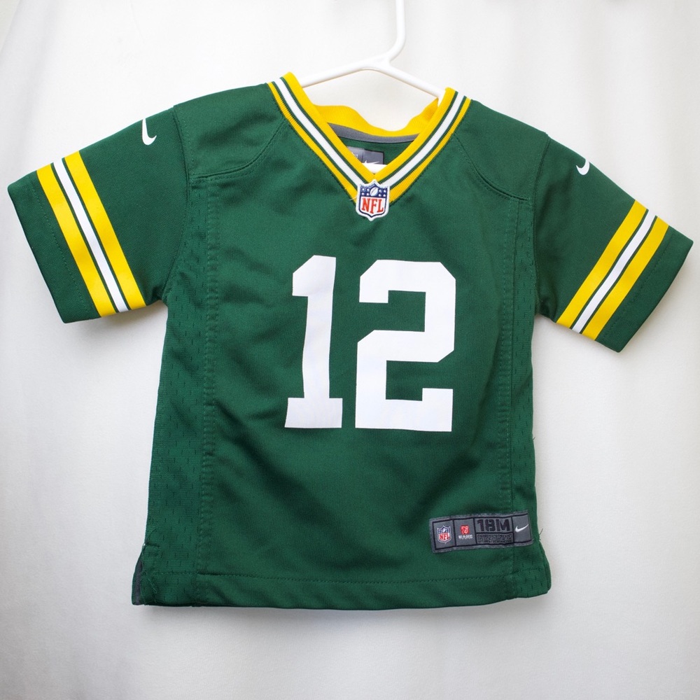 Nike NFL Green Bay Packers Rodgers Jersey 18 mo